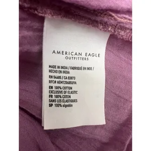 American Eagle puff sleeve top Sz L 100% cotton‎ thumbnail 8