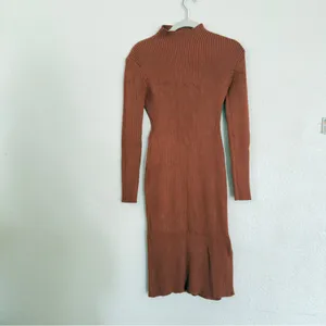 Vici Essential Mock Neck Knit Midi Dress thumbnail 4