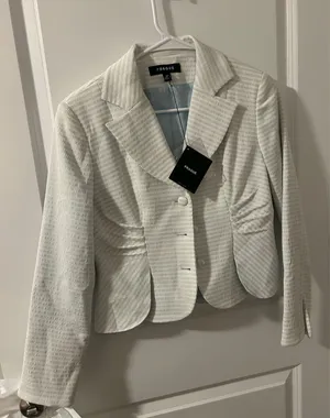 Prague light blue blazer thumbnail 1