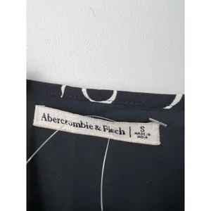 Abercrombie Julia Black White Bow Print Slip Dress Small thumbnail 5