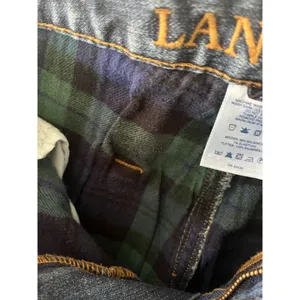 LL Bean Woman’s Mid-Rise Flannel Lined Medium Wash Jeans size 8 thumbnail 3