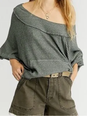 NWT Free People Westend Thermal thumbnail 1