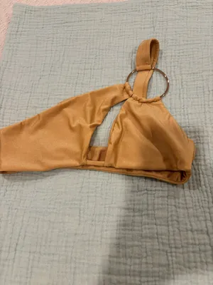 Camila Coelho Patricia Nude One-Shoulder Ring Bikini top Size‎ Small thumbnail 7
