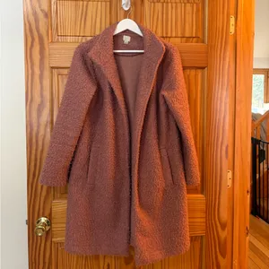 A New Day Size Medium Dusty Pink Long-Line Jacket thumbnail 6