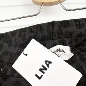 NWT LNA Womens Brushed Leopard Print Soft Cozy Sweatpants Jogger Pants Size S thumbnail 7