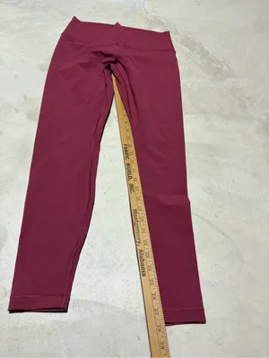 Lululemon Wunder under high-rise Burgundy Leggings 10 thumbnail 2