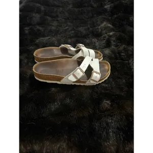 Birkenstock Yao Sandals White Double Buckle 36 5.5 shoes comfort thumbnail 2
