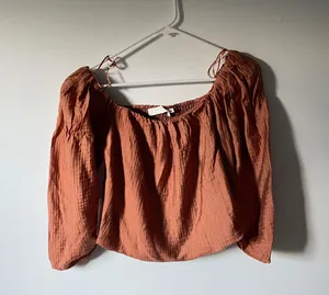 ASTR the Label brown/copper  blouse NWT thumbnail 1