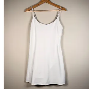 Abercrombie Fitch White Slip Dress Spaghetti Strap‎ Mini Dress Womens thumbnail 4