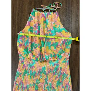 Lost + Wander Women's Eternal Lights Floral Mini Dress in Peach. Size L NWOT thumbnail 8