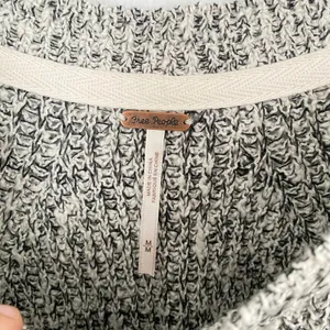 Free People Marled Knit Sweater Women Medium Relaxed Fit Crew‎ Neck Long Sleeve thumbnail 4