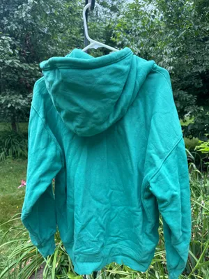 Aritzia TNA Hoodie Cozy Fleece Perfect Bright Green thumbnail 4