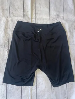 Gymshark Black High-Waist Bike Shorts thumbnail 3