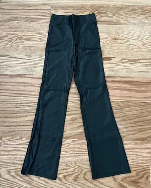 Aritzia Black Upstage Vegan Leather Pants thumbnail 1