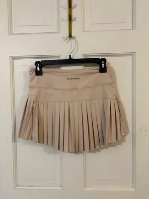 Gold Pleated Tennis Skirt thumbnail 2