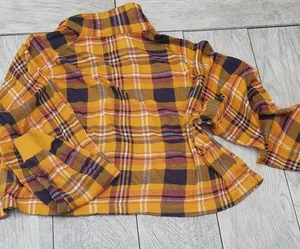Urban outfitters cropped plaid shirt sz l thumbnail 8