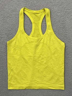 Lululemon Swiftly Tech Tank Top Race Yellow Serpentine Athletic Women's 8 thumbnail 1