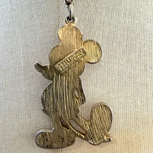 Vintage Walt Disney Productions Mickey Mouse Pendant Necklace thumbnail 3