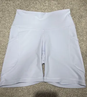Old Navy Athletic Light Lavender Bike Shorts 7” thumbnail 1