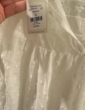 Francesca's White Blouse thumbnail 3