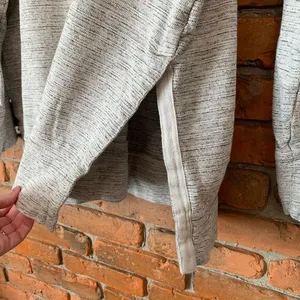 Aerie Womens XS Sweatshirt Heather‎ Gray Side Slit Crew Neck Loungewear Pullover thumbnail 2