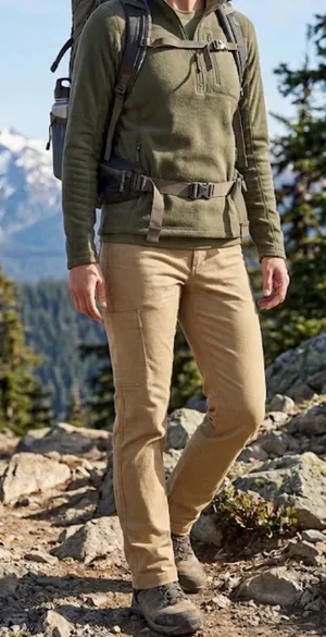 NWT L.L.Bean Favorite Fit Tan Cargo Pants Size 6 Petite thumbnail 1