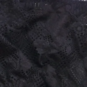 Aerie Black‎ Eyelet Lace Bralette Festival Layering Whimsigoth Lingerie Sheer- L thumbnail 2