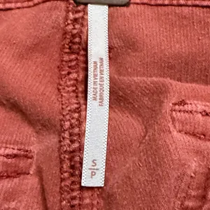 Free People Rust Orange Corduroy‎ Cargo Tapered Pants High Rise Womens Size S thumbnail 7