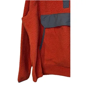 Carhartt Women's Fleece Pullover Sherpa 1/4 Snap Relaxed Fit 0J4991-W Orange XXL thumbnail 3