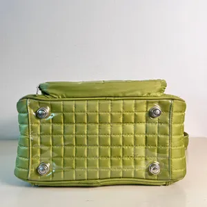 Lug Green Overnight‎ Tote Shoulder Bag Zippered Pockets Travel Bag thumbnail 7