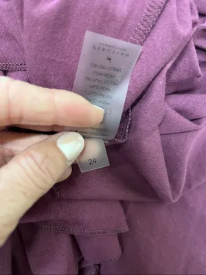 Peruvian Connection Long Sleeve Turtleneck Midi Dress - Plum size S thumbnail 5