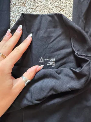 Aerie Crossover Flare Leggings thumbnail 2