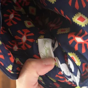 Vera Bradley Sun Valley Tablet Hipster Navy Red Crossbody Boho Western thumbnail 4