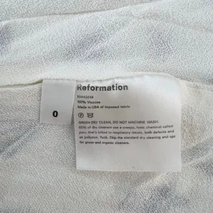 Reformation White Blue Juliette Dalmation Print Sleeveless Smocked Dress Size 0 thumbnail 8