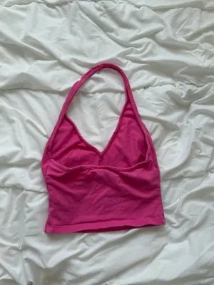 Princess Polly Halter Top Hot Pink thumbnail 2