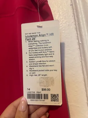Lululemon Align High-Rise Pant 28" Passionate thumbnail 3