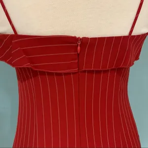 Etophe Studios Women Stripped Red Casual Good Girl‎ Dress Size Small thumbnail 7