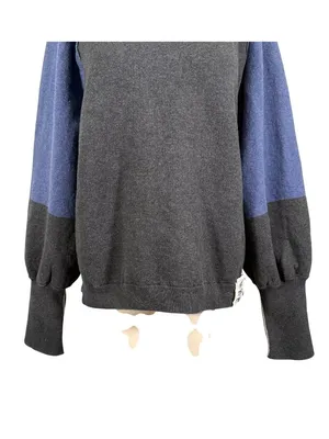 Free People We the Free Dayton Pullover in Cosmic Blue Size Medium thumbnail 7