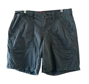 Unionbay Gray Cargo Hiking Shorts Women Sz 4 thumbnail 1