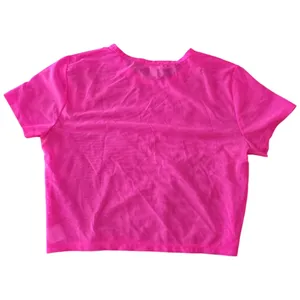 PINK - Victoria's Secret Vibrant Pink Mesh Crop Top thumbnail 3