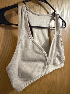 Beyond Yoga Women's Birch Heather Spacedye Lift Your Spirits Sports Bra XL thumbnail 4