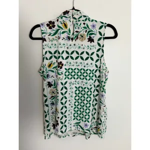 Ann Taylor Floral Blouse size MP thumbnail 4