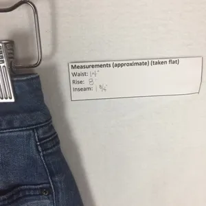 American Eagle Shortie Stretch Medium Wash‎ Denim Cuffed Size 8 thumbnail 2