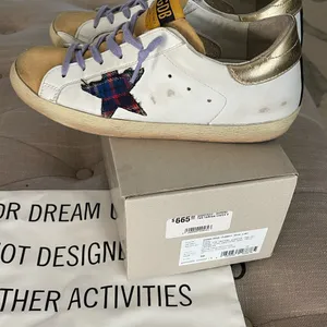 Golden Goose Sneakers with Lavender and Tan Accents thumbnail 10