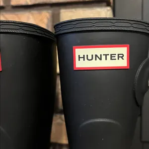 Hunter Women’s Original Short Black Rain Boots NEW Size 7‎ thumbnail 7
