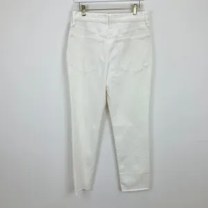 Madewell The Perfect Vintage Jean Tile White High Rise Classic Raw Hem US 30 NWT thumbnail 9