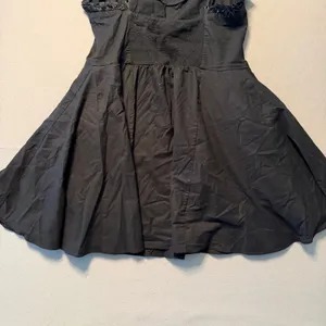 Free People Midnight Magic Mini Dress Ruffle Sweetheart Smocked Back Women Sz XL thumbnail 13