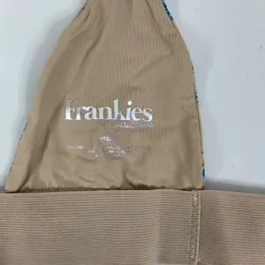 Frankies Bikinis Blue Floral Bikini Top‎ Size Medium thumbnail 3