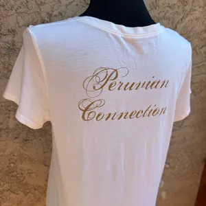 NWOT Peruvian Connection Ivory Knit Top thumbnail 4