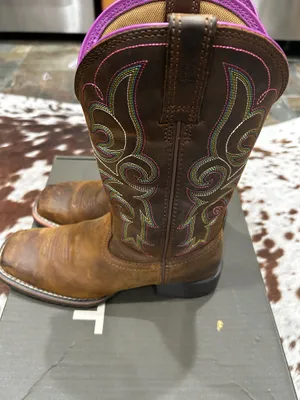 Ariat women’s cowboy boots HYBIRD rancher size 7 thumbnail 5